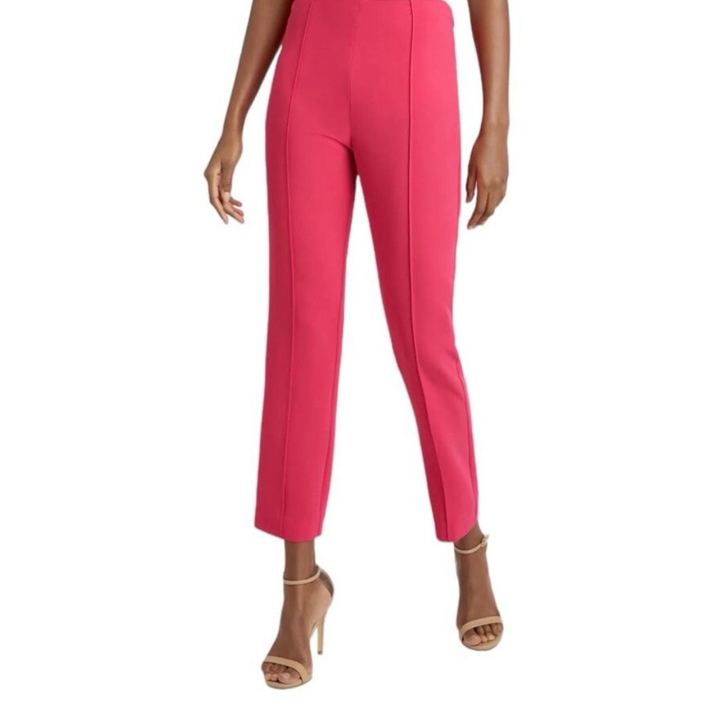 Cinq à Sept Vibrant Pink Cropped Pants